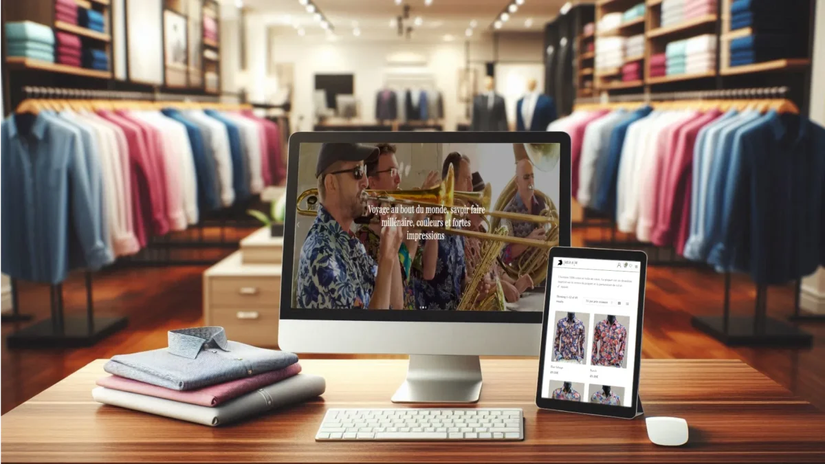 Chemise du loup, Vente en ligne de chemises homme imprimées